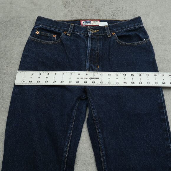 Vintage Old Navy Jeans Womens Size 8 Blue Starlite Mid Rise Straight Button Fly - Picture 6 of 16
